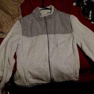 White and gray jacket